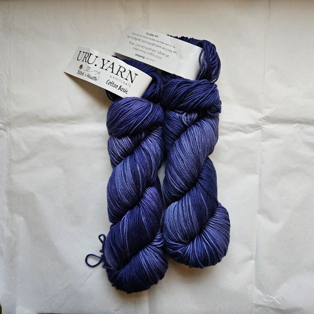 Yarn | Knitcrate URU Yarn Cotton Basic DK "Stardust"